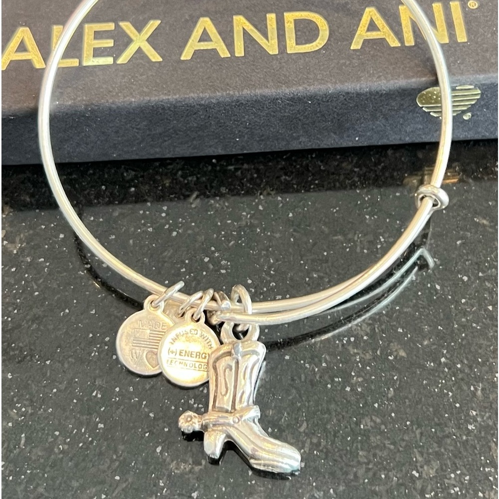 Alex and Ani Cowboy Boot Bracelet